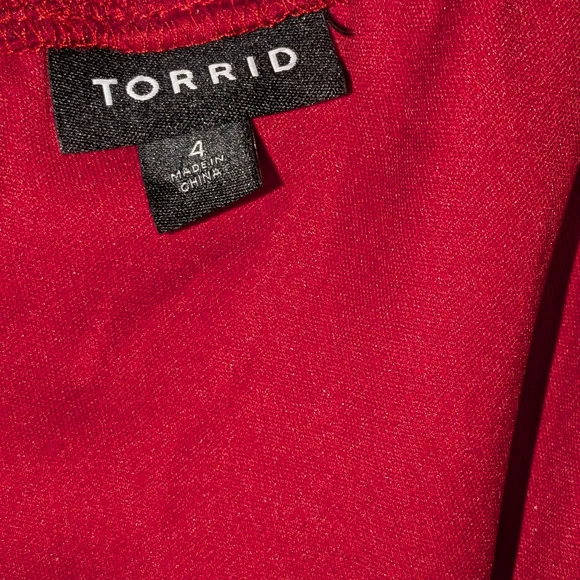 torrid Red and Black Floral Maxi Dress - Picture 16 of 16